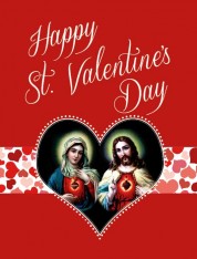 Full Size St. Valentine's Day Greeting Card